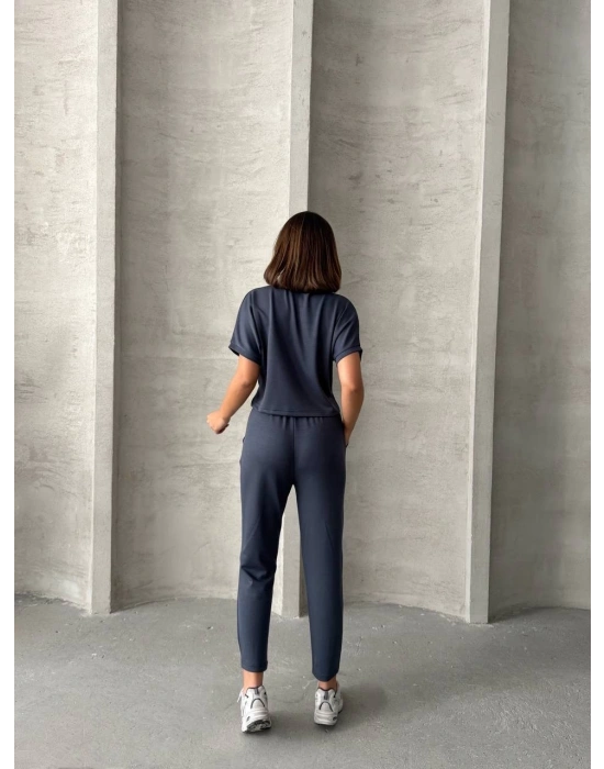 Füme Alo Model Lastikli Modal Kumaş Eşofman