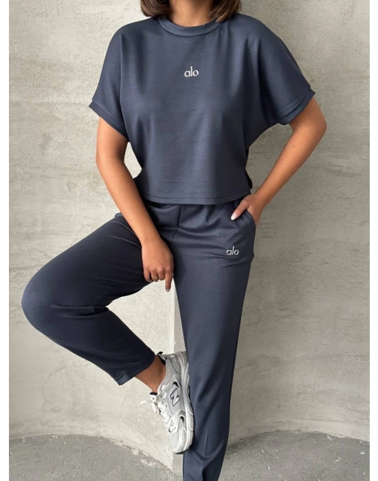 Füme Alo Model Lastikli Modal Kumaş Eşofman