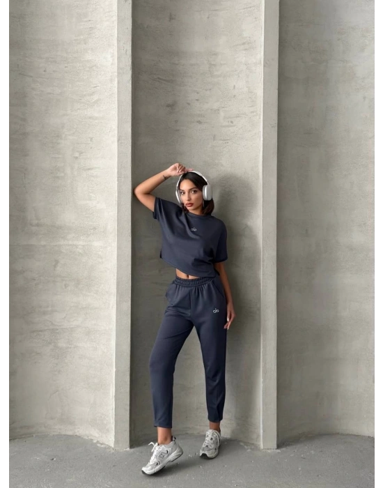 Füme Alo Model Lastikli Modal Kumaş Eşofman