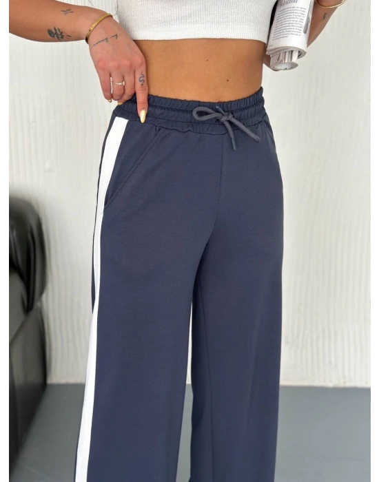 Füme Garni Detaylı Bayan Eşofman Altı