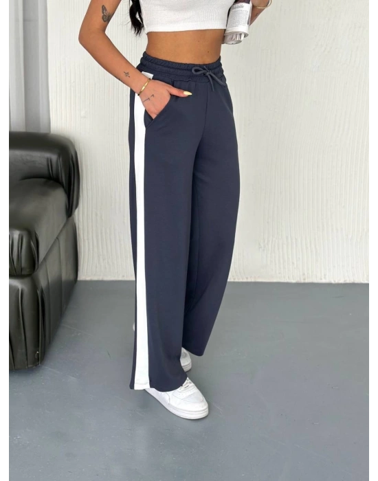 Füme Garni Detaylı Bayan Eşofman Altı