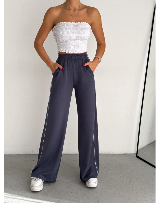 Füme Modal Ara Biyeli Eşofman Altı