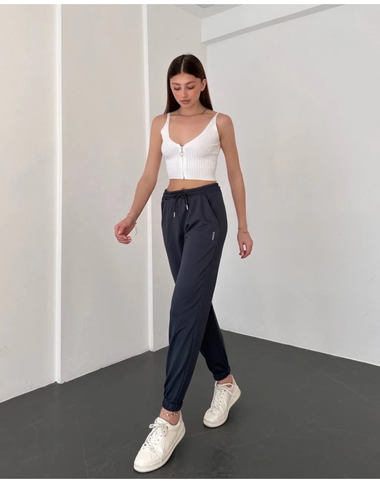 Füme Oys Model Lastikli Modal Kumaş Eşofman