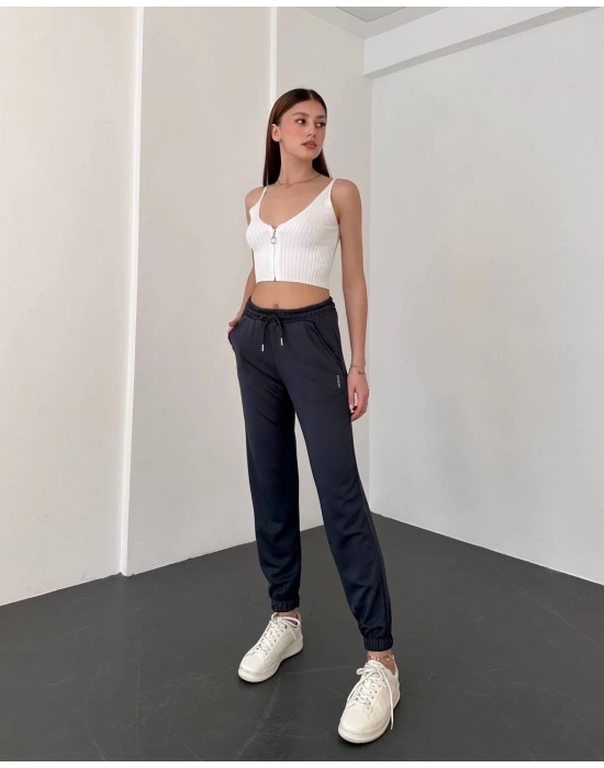 Füme Oys Model Lastikli Modal Kumaş Eşofman