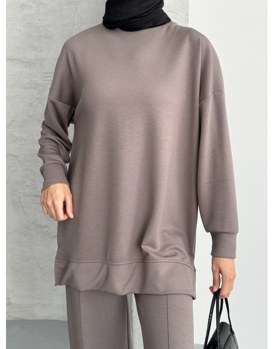 Küf Modal Çımalı Kadın Uzun Alt Üst Takım