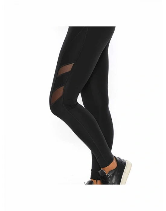 Küp Tül Detaylı Toparlayıcı Yüksek Bel Tayt