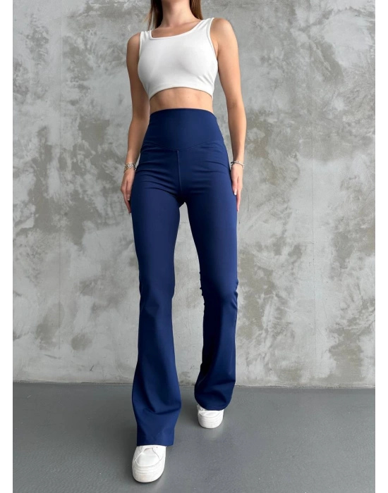 Lacivert Oys İspanyol Paça Pantolon