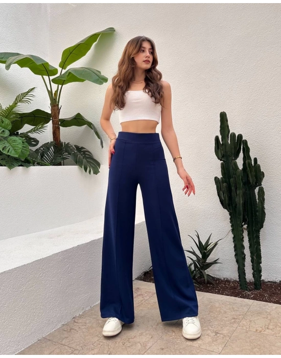 Lacivert Oys Model Çımalı Pantolon