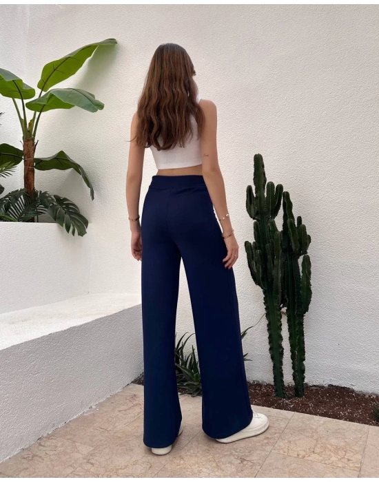 Lacivert Oys Model Çımalı Pantolon