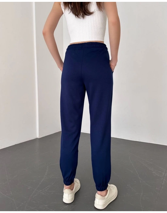 Lacivert Oys Model Lastikli Modal Kumaş Eşofman