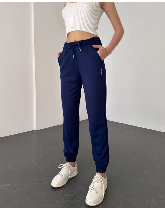 Lacivert Oys Model Lastikli Modal Kumaş Eşofman