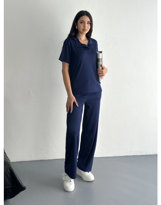 Lacivert Polo Yaka Modal Takım