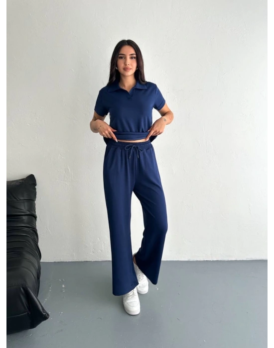 Lacivert Polo Yaka Modal Takım