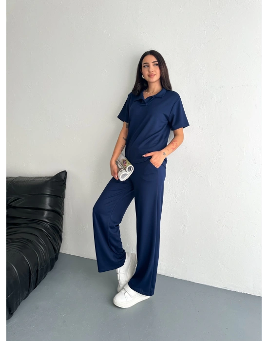 Lacivert Polo Yaka Modal Takım