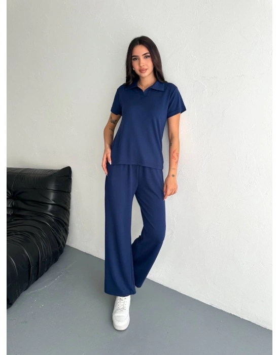 Lacivert Polo Yaka Modal Takım