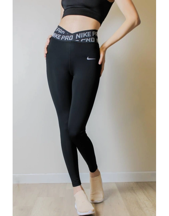 NıkePro Çift Kemer Toparlayıcı Sporcu Tayt