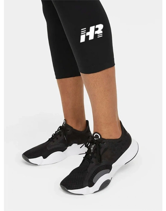 Paça Baskılı Kapri Tayt