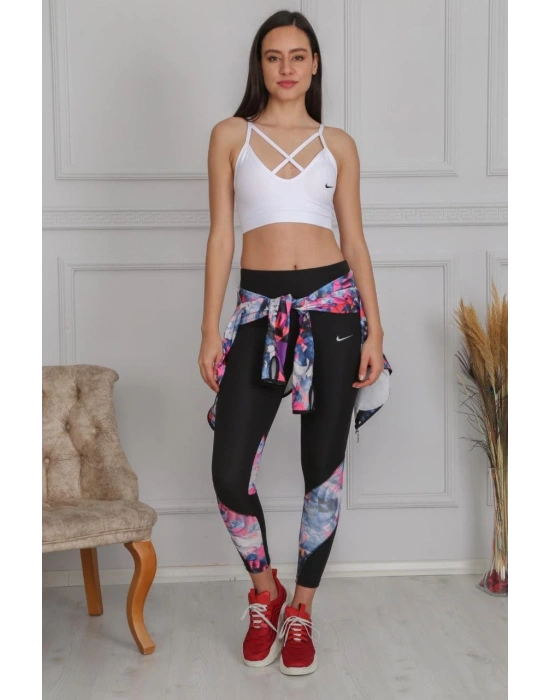 Rüzgargülü Desen Dijital Baskılı Sporcu Takım