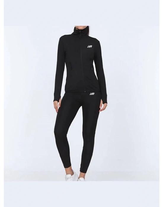 Siyah Fermuarlı Sporcu Takım