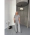 Gri Polo Yaka Modal Takım