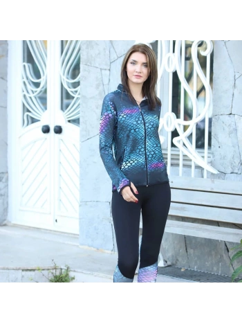 Balık Desen Dijital Baskılı Sporcu Takım