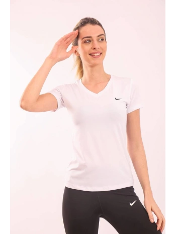 Beyaz V Yaka Ter Turmayan Tişört