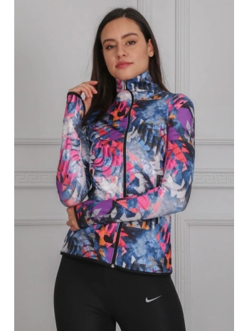 Rüzgargülü Desen Dijital Baskılı Sporcu Takım