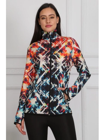 Turunculu Desen Dijital Baskılı Sporcu Takım