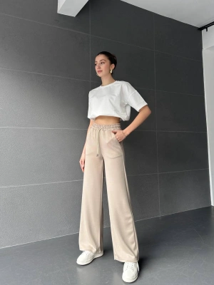 Bej Oys Modal Bol Paça Eşofman