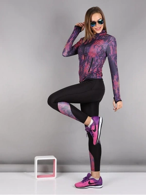 Çizgili Desen Dijital Baskılı Sporcu Takım