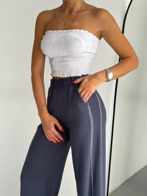 Füme Modal Ara Biyeli Eşofman Altı