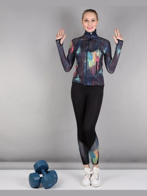 Gökkuşağı Desen Dijital Baskılı Sporcu Takım