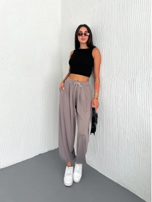 Küf Modal Pileli Şalvar