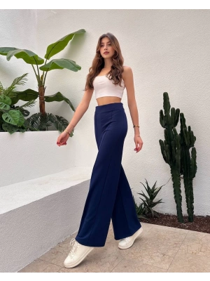 Lacivert Oys Model Çımalı Pantolon