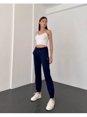 Lacivert Oys Model Lastikli Modal Kumaş Eşofman