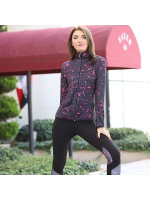 Pembe Çizgili Desen Dijital Baskılı Sporcu Takım