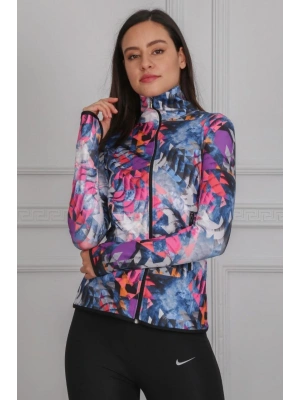 Rüzgargülü Desen Dijital Baskılı Sporcu Takım