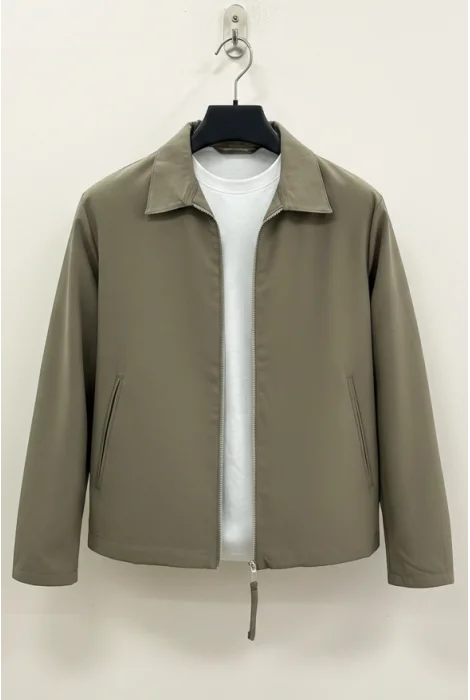 Erkek Normal Kalıp Mevsimlik Ceket Yeşil Cd157
