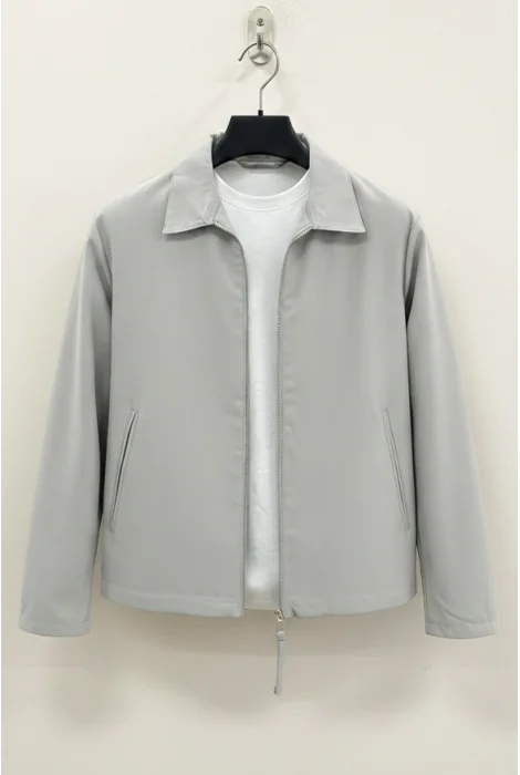 Erkek Normal Kalıp Mevsimlik Ceket Gri Cd157