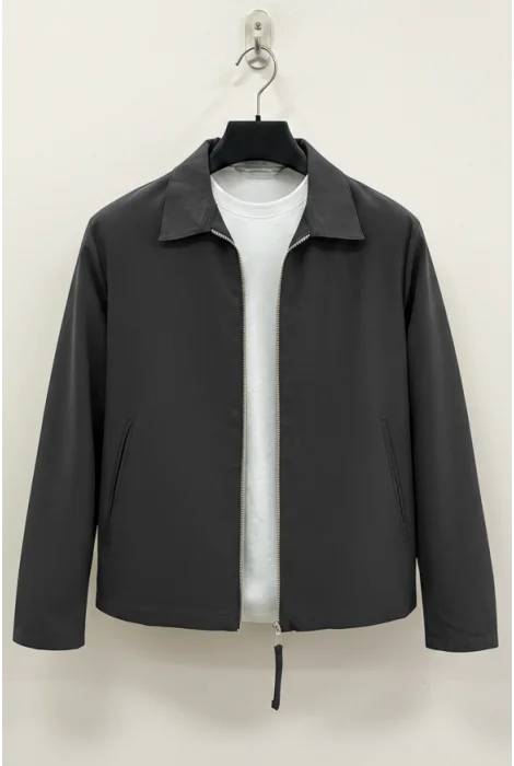 Erkek Normal Kalıp Mevsimlik Ceket Siyah Cd157