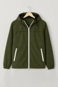 Erkek Krinkıl Kumaş Mevsimlik Ceket Yeşil Cd110