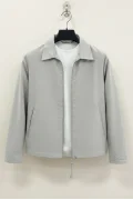 Erkek Normal Kalıp Mevsimlik Ceket Gri Cd157