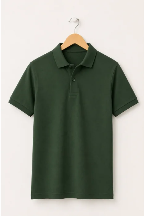 Erkek Polo Yaka Tişört Yeşil Cd185