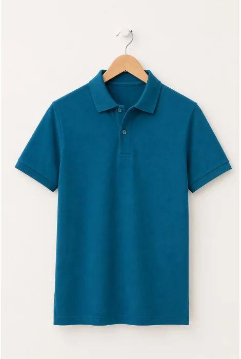 Erkek Polo Yaka Tişört Mavi Cd185