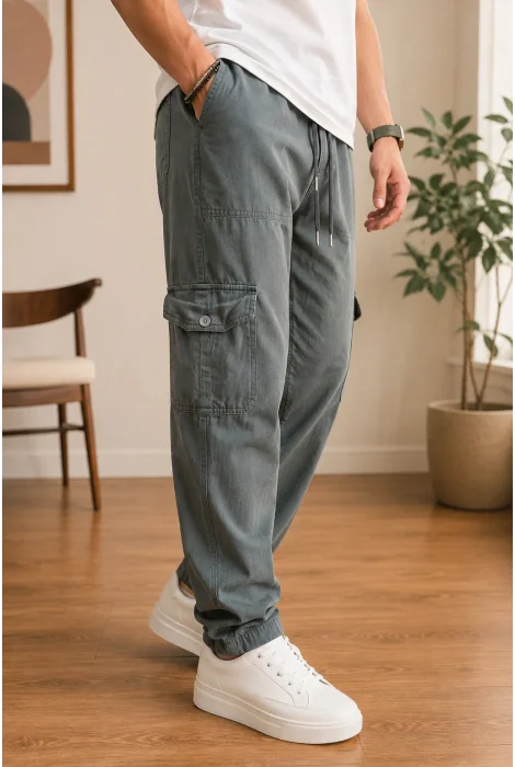Erkek Baggy Pantolon Açık Yeşil Cd189