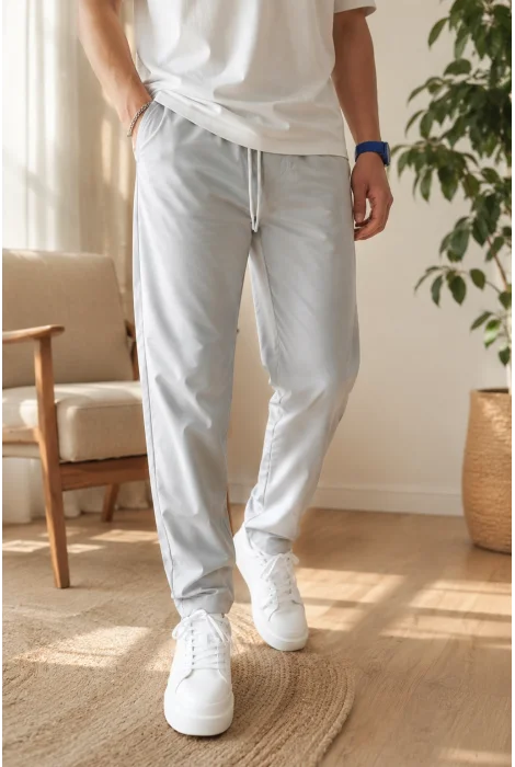 Erkek Jogger Pantolon Gri Cd254