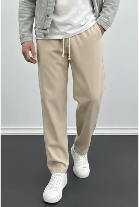 Erkek Jogger Pantolon Krem Cd160