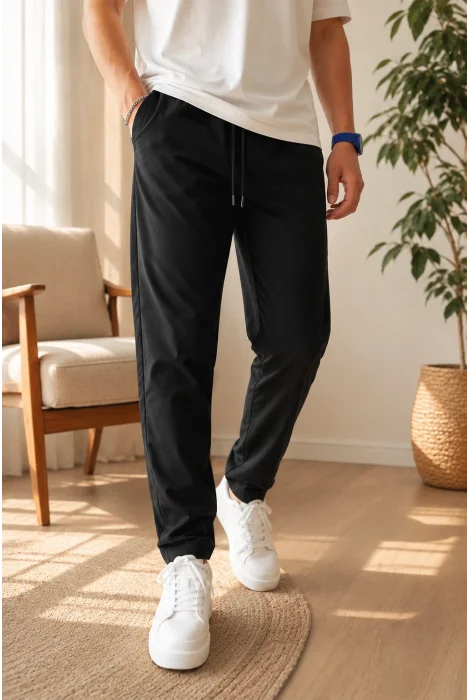 Erkek Jogger Pantolon Siyah Cd254