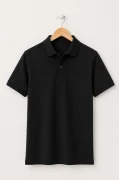 Erkek Polo Yaka Tişört Siyah Cd185