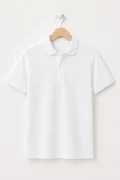 Erkek Polo Yaka Tişört Beyaz Cd185